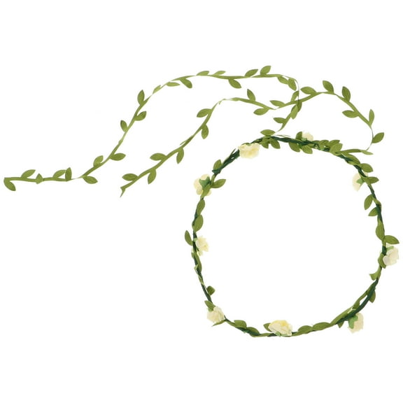 IBASETOY Bridesmaid Headband Elegant Floral Wreath for Weddings 1Pcs