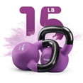 thumbnail image 2 of Yes4All 15lb Premium Coated Kettlebell, Willowherb, Single, 2 of 8