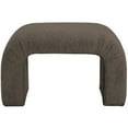 thumbnail image 6 of Meridian Furniture Niagara Brown Boucle Fabric Bench, 6 of 7