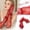 Red, variant on Women's Polka Dot Bow Gloves Sheer Mesh Semi Transparent Dress Gloves Wedding Party Evening Formal Accessories for Women White One Size