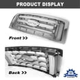 thumbnail image 4 of Front Bumper Grille Grill Assembly Fit For 2009-2014 Ford F-150 F150 XLT Upper Bumper Guard Cover Replacement 9L3Z8200D FO1200511 (Chrome), 4 of 8