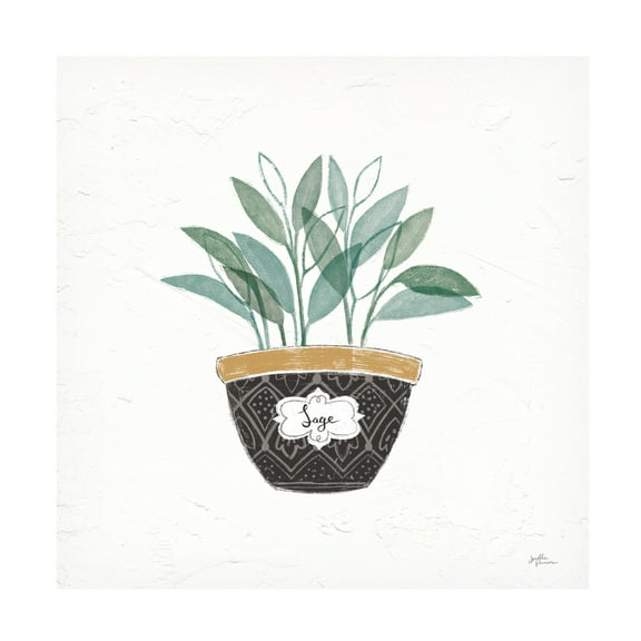 Janelle Penner 'Fine Herbs VII' Canvas Art