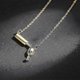 thumbnail image 3 of Women Fashion Wine Glass Crystal Rhinestone Heart Pendant Necklace Jewelry--White-Model code 29419 White, 3 of 5
