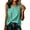 Mint Green -AK17, variant on Dwellite Cotton Linen Flowy Tank Tops for Women Plus Size Sleeveless Shirts Oversized Tops Summer Casual Loose Fit Crewneck Blouse Pink M