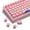 Pink, variant on COSTOM MOA Keycaps,142 Pink Cherry PBT Keycaps,Cute Keycaps Dye-Sublimation Keycaps Set for 61/64/68/84/87/100/104/108 Cherry MX Mechanical Keyboard,Pink
