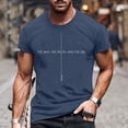 thumbnail image 2 of Big and Tall Shirts for Men God Shirts For Men: The Way The Truth Life Letter Printed Shirt T Tall Men's Mens Socks Nation T Work Sweatpants Mens Foil Top Tee Shirt 3XL, 2 of 4