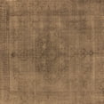 thumbnail image 1 of Ahgly Company Indoor Square Oriental Brown Industrial Area Rugs, 3' Square, 1 of 4