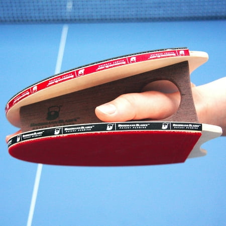 Brodmann Blades Table Tennis Paddle Set with Carrying Case, 2ct Brodmann Blades, 1ct
