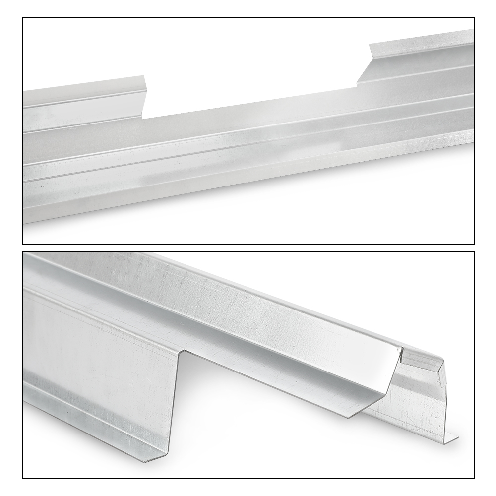 HECASA Slip-On Rocker Panels For Jeep Wagoneer & Comanche 1984-1996 - Pair Zinc Coated