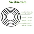 thumbnail image 2 of Unique Bargains Fish Feeding Ring Floating Plant Corral Aquarium Plant Ring Fish Tank Plant Corral Set 5pcs Black, 2 of 6