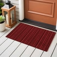 thumbnail image 4 of Area Rug 2 x 3 Ft, Red Plants Texture Indoor Accent Bathroom Rugs for Kitchen/Laundry Room, Vintage Country Trees Pattern Washable Non-Slip Runner Floor Mat for Entryway, Living Room, 4 of 8