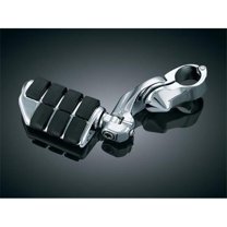 Kuryakyn 4523 Tour-Tech Cruise 4 in. Mount Arm with Dually ISO Pegs 1.25 in. Clamp - Chrome