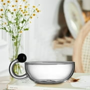 Weloille Teacup 1 Piece, 7.1 Ounce Heat Resistant Porcelain Tea Cup, Lightweight Small Drinking Mug, for Home Office Tea Coffee Beverage Serving