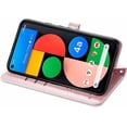 thumbnail image 5 of for Google Pixel 5A 5G Cartoon Cute Wallet Case,Cat Dog Style Flip Phone Cover with ID Card Holder PU Leather Cases for Google Pixel 5A 5G MG Rose Gold, 5 of 14