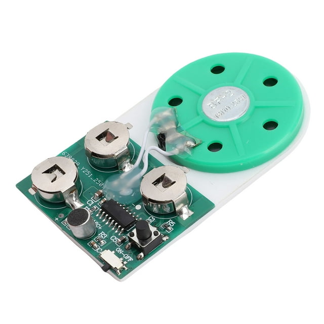 Module 4 Minutes Sound Recording Module Single Key Music Recording Playback Module with Speaker for Crafting Voice Greeting Card Album