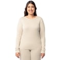 thumbnail image 2 of Fruit of the Loom Women's Rib Thermal Top, Sizes XS-4X, 2 of 17