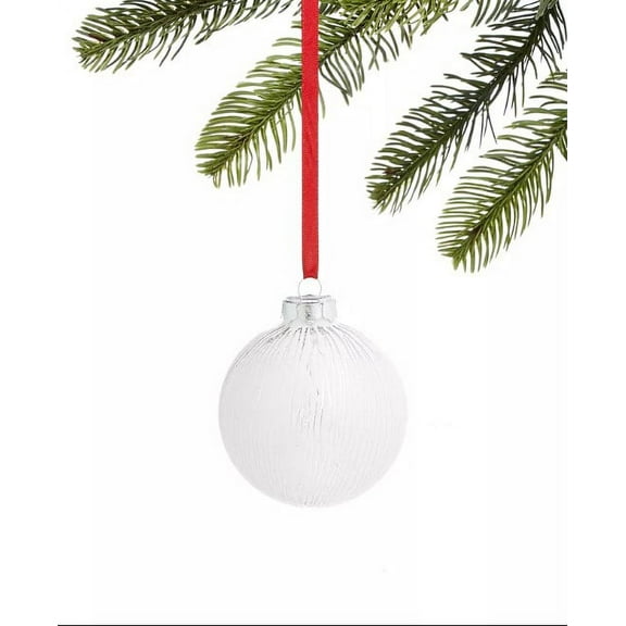 Holiday Lane Cozy Christmas Glass Ball Ornament