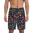 thumbnail image 1 of Lsque Short de Pyjama Coloré pour Hommes, Short de Pyjama, Coton Ultra-Doux Tricoté-Moyen, 1 of 6