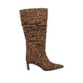 thumbnail image 2 of Time and Tru Women's Faux Suede Slouch Boots with Kitten Heels, Wide Width Available, 2 of 3