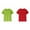 Red 1PCS & Green 1PCS, variant on LUOGENLI 2 Pack Boys Shirts Size 5 Kids T Shirts Short Sleeve Plain Top Tees Boy & Girl Unisex Toddler Children Crew Neck T Shirt Boys Shirts Size 10-12 Cotton Boys Shirts Size 7/8 2XL