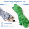 thumbnail image 2 of Squeaky  No Stuffing 2 , Plush Crinkle   for Large Breed, Durable Doggie  Cute  Puppy  for, 2 of 6