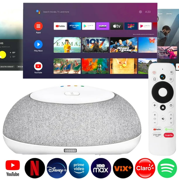 Smart Tv Box Alexa Funciona Con Chromecast Android TV Box Con