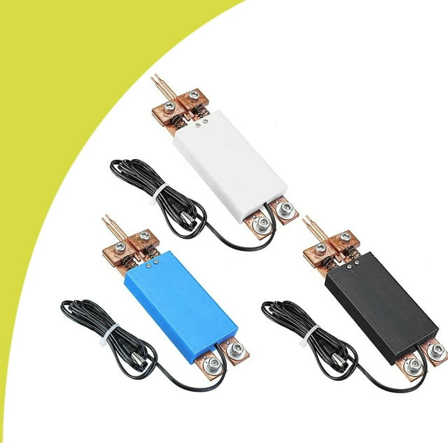 mmirethe Handheld Mini Spot Welding Pen Automatic Trigger Weld Machine Build-in Switch DIY Crafting Equipment Handicraft Supplies White