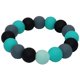 thumbnail image 1 of Pulsera para niños, pulsera de cuentas de silicona para la dentición para bebés, para bebés, para niños pequeños, para morder, para morder, para masticar, joyería, pulsera, anillo para masticadores Feliz Sencillez, 1 of 5
