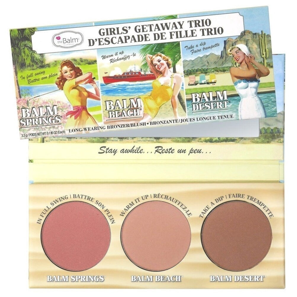 theBalm  Cosmetics Girls Getaway Trio Bronzer & Blush Palette