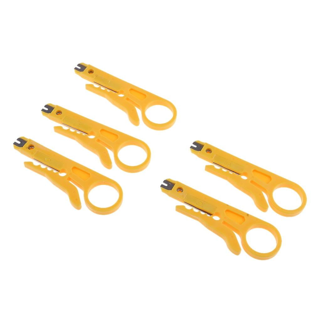 5x Network Wire Cable Punch Down Cutters Stripper Tool CAT-5 CAT-5e CAT-6 Data 