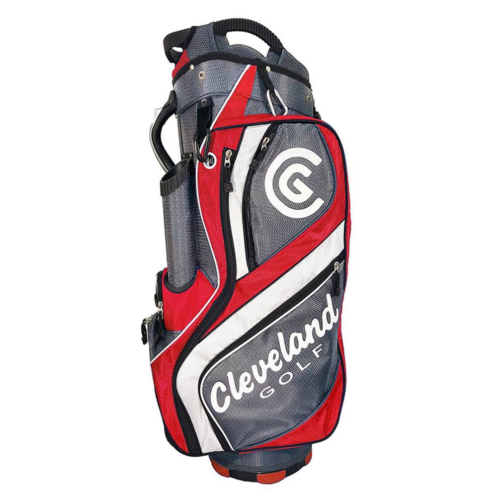 Cleveland Golf Single Carry Strap Riding Cart Bag With 14 Club Divider