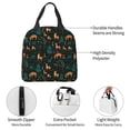 thumbnail image 4 of Disketp Deers In The Forest for Insulated Lunch Bag for Women and Men, Perfect for Work, Hiking, Picnic, 4 of 8