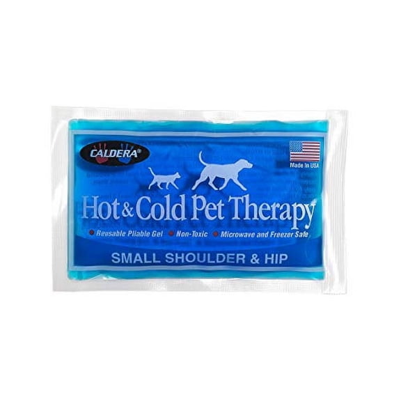 Caldera Pet Therapy Shoulder Pet Therapy Wrap with Therapy Gel, Small, Black