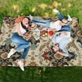 thumbnail image 6 of Extra Large Picnic Beach Blanket Waterproof Sand Proof Portable Outdoor Mat Traditional Chinese Flower Pattern 60x80, 6 of 9