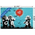 thumbnail image 2 of Care Bears - Heart Balloon Wall Poster, 14.725" x 22.375", 2 of 6