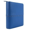 thumbnail image 2 of FranklinCovey Classic Chloe Simulated Leather Zipper Binder - Azure Blue, 2 of 9