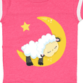 thumbnail image 4 of Inktastic Cute Sheep, Sleeping Sheep, Moon, Stars, Sleepy Boys or Girls Baby Bodysuit, 4 of 5