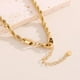 thumbnail image 5 of Cadena Collar Ajustable Torsal Acero Inoxidable Oro Mujer dorado 50 cm, 5 of 8