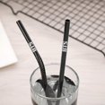 thumbnail image 3 of Juegos de cubiertos portátiles para el almuerzo: pajita, pajita recta, cuchillo, tenedor, cuchara, palillos, cepillo de limpieza 8 piezas Kpop Bts Merchandise Bangtan Boys Merch Trav kaili Sencillez, 3 of 3