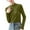 Olive Green, variant on Rohuuque Women's Thermal Shirts Fashion Casual Comfortable Long Sleeve Half Mock Neck T-Shirt Pullover Warm Tops Beige