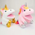 thumbnail image 5 of CHAO Marionetas de unicornio de peluche, 2 colores a elegir, rosa y blanco, apto para niños, bebés y niños, color blanco, 5 of 5
