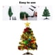 thumbnail image 4 of Bearachild Mini árbol de Navidad con escritorio Artificial, decoración DIY, piezas intercambiables, en miniatura de PVC, paisaje, adorno artesanal Kits de decoración para fiestas Bearachild HA008865-00B, 4 of 6