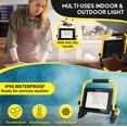 thumbnail image 4 of Lámpara LED de trabajo PACOLIT P 10000LM IP66 con cable impermeable de 5 m, 4 of 7