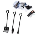 thumbnail image 3 of AuroraX Extendable Snow Removal Kit Portable Emergency Stainless Steel 3-In-1 Snow Shovel with D-Grip Handle,Included Ice Scraper and Rotatable Snow Brush,for Car Driveway, 3 of 3