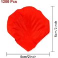 thumbnail image 2 of 1200pcs Red Rose Petals, Artificial Flowers For Decoration, 2 of 5