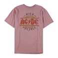 thumbnail image 1 of Camiseta gráfica de alto voltaje ACDC para hombre de Junk Food, rosa, grande, 1 of 2