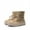 BEIGE-SUEDE, variant on Women's Comfy Lace Up Ankle Winter Snow Boots