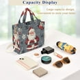 thumbnail image 5 of FORMRS Womens Corduroy Tote Bag Crossbody Shoulder Handbag with Pocket, Christmas Santa, 5 of 7
