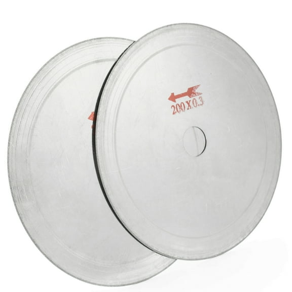 8" inch Diamond Lapidary Saws Blade Thin Rim Trim .022" Gem Saw Cutting Tools for Stone Rock Pack of 2Pcs