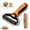 Orange, variant on Double-sided Deshedding Pet Brush - Dual-Sided, Ergonomic & Gentle for Dogs & Cats, 2027 New Dematting Comb for Dogs Cats for Matted Fur (Blue)